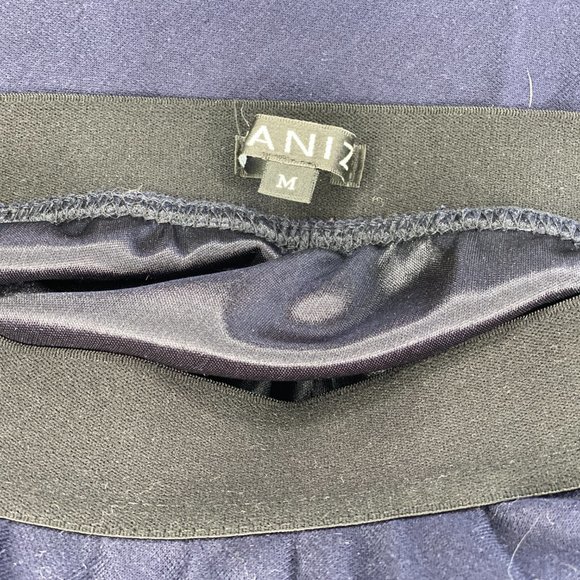 PANIZ Pleated Dual Stripe Skirt - Picture 2 of 8